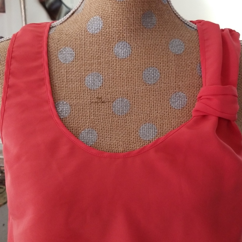 Aqua Top Coral Tank Top